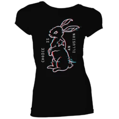 The Matrix: Resurrections: Women's Fit T-Shirt: White Rabbit