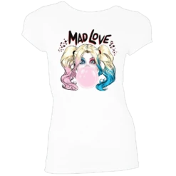 Batman: Women's Fit T-Shirt: Harley Quinn Mad Love