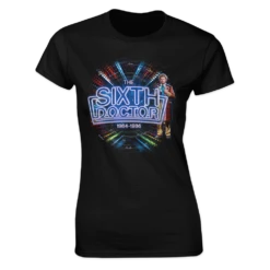 Doctor Who: The 60th Anniversary Diamond Collection: Women's Fit T-Shirt: Sixth Doctor