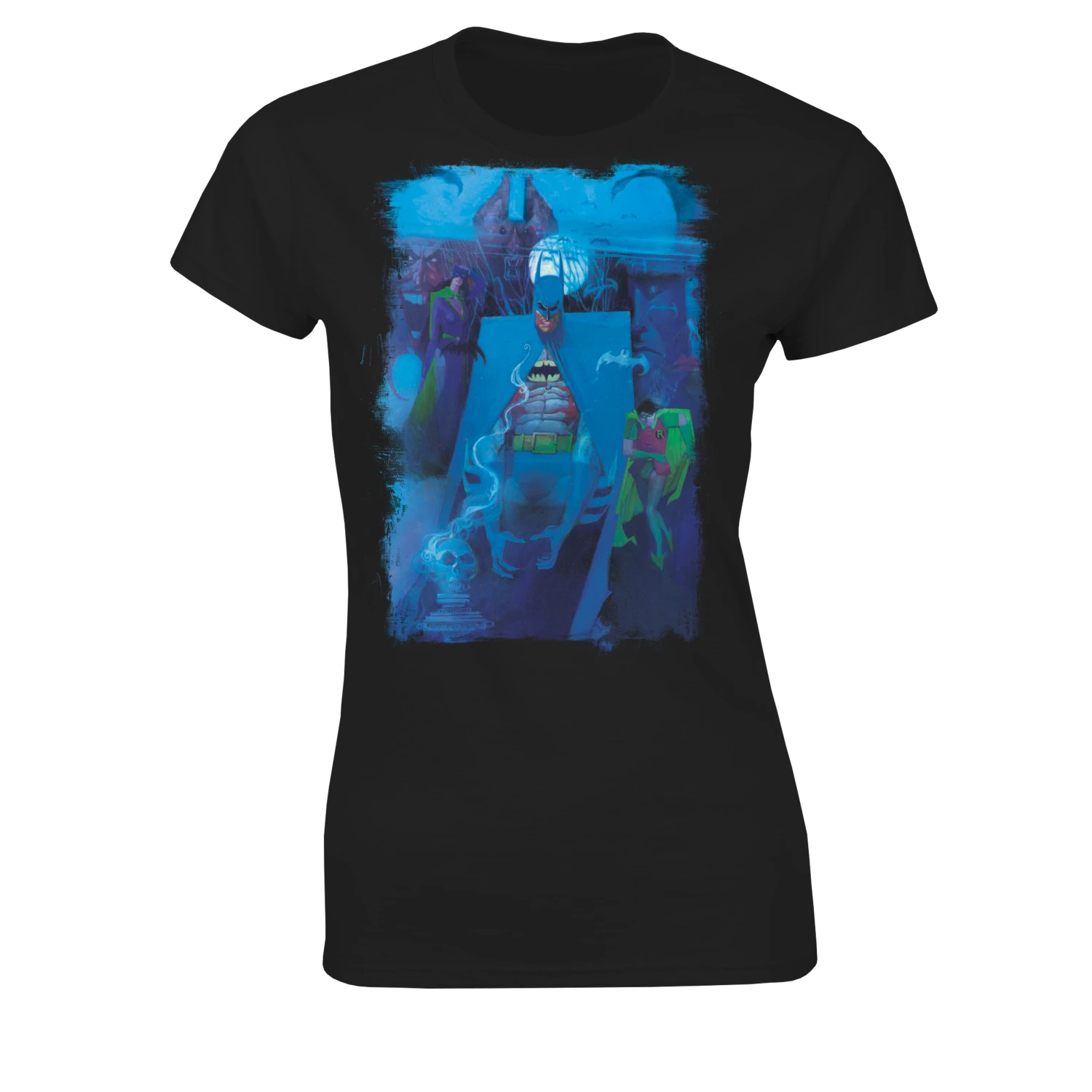 Batman: Artists Collection: Women's Fit T-Shirt: Issue 400 By Bill Sienkiewicz 3 Batman: Artists Collection: Women's Fit T-Shirt: Issue 400 By Bill Sienkiewicz