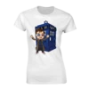 Doctor Who: Women's Fit T-Shirt: Kawaii 10th Doctor & TARDIS By Kelly Yates -Fashion Select Toys Store 7408529ad7086d8d063298795f6b8c8e9567