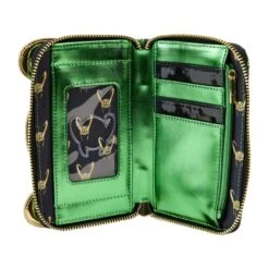 Marvel: Loungefly Zip Around Wallet: Loki (Metallic) 7 Marvel: Loungefly Zip Around Wallet: Loki (Metallic) -Fashion Select Toys Store 745a3cbacd1e0340ad67a5c500f441871f50