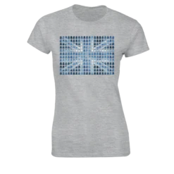 Doctor Who: Women's Fit T-Shirt: Union Flag TARDIS Montage