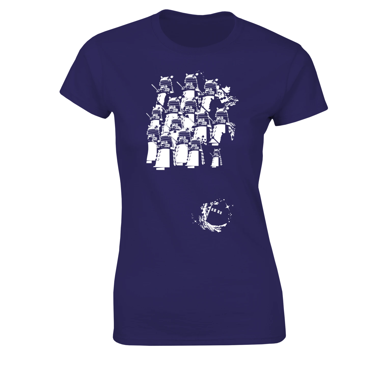 Doctor Who: Women's Fit T-Shirt: Dalek Army Montage 3 Doctor Who: Women's Fit T-Shirt: Dalek Army Montage