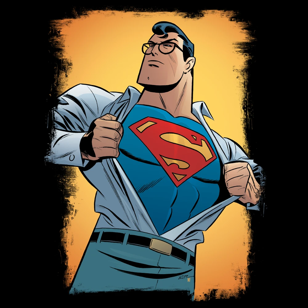 Superman: T-Shirt: Superman By Bruce Timm 4 Superman: T-Shirt: Superman By Bruce Timm - Image 2