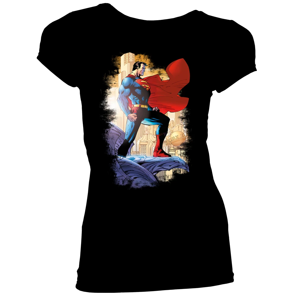 Superman: Women's Fit T-Shirt: Superman Issue 204 Eagle By Jim Lee 3 Superman: Women's Fit T-Shirt: Superman Issue 204 Eagle By Jim Lee