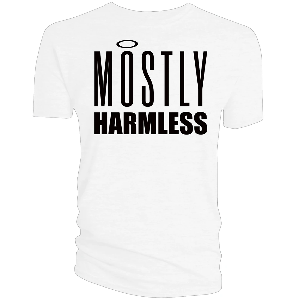 Forbidden Planet Originals: T-Shirt: Mostly Harmless (White) 4 Forbidden Planet Originals: T-Shirt: Mostly Harmless (White) - Image 2