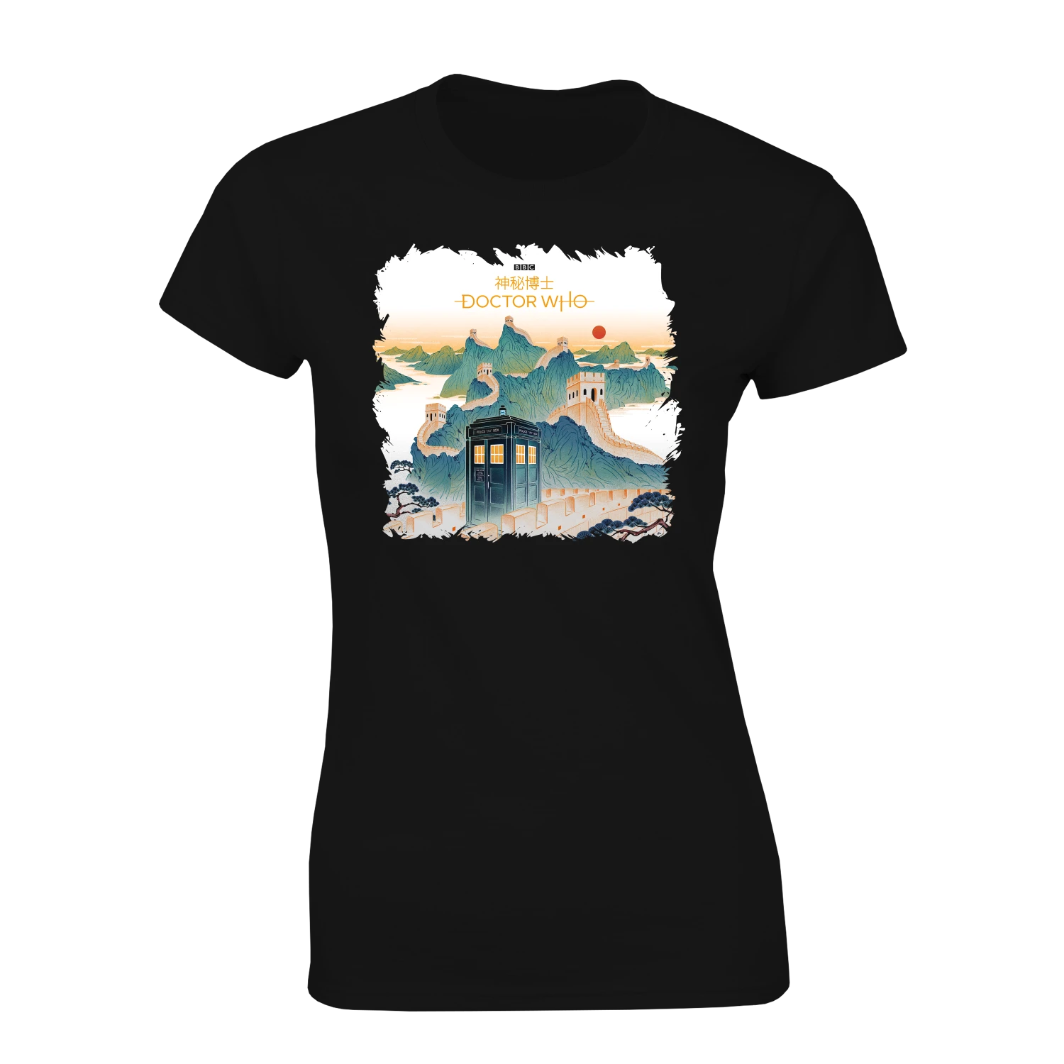 Doctor Who: Women's Fit T-Shirt: The Great Wall Of China 3 Doctor Who: Women's Fit T-Shirt: The Great Wall Of China