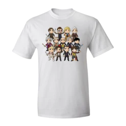 Doctor Who: T-Shirt: Kawaii Doctors 1-12 By Kelly Yates