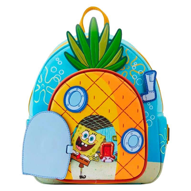 Spongebob Squarepants: Loungefly Mini Backpack: Pineapple House 6 Spongebob Squarepants: Loungefly Mini Backpack: Pineapple House - Image 4