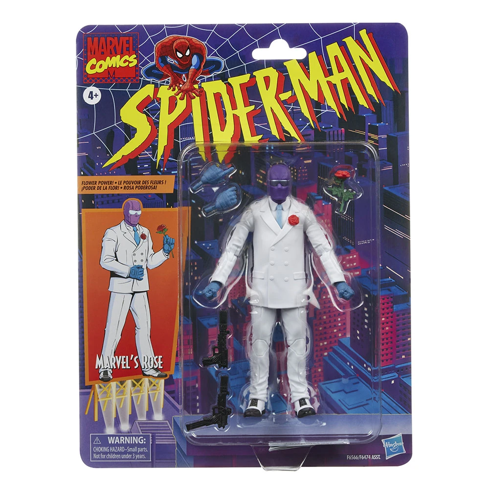 Spider-Man Legends: Retro Action Figure: The Rose 3 Spider-Man Legends: Retro Action Figure: The Rose