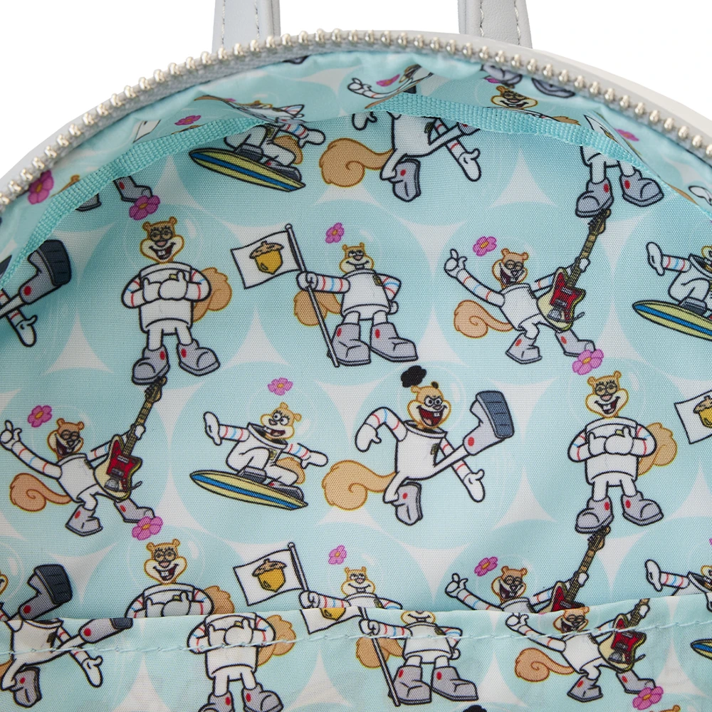 Spongebob Squarepants: Loungefly Cosplay Mini Backpack: Sandy Cheeks 7 Spongebob Squarepants: Loungefly Cosplay Mini Backpack: Sandy Cheeks - Image 5