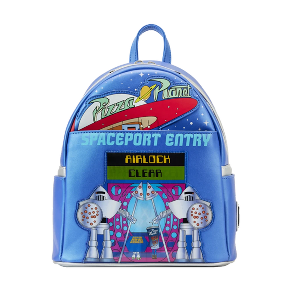 Pixar: Toy Story: Loungefly Mini Backpack: Pizza Planet Space Entry 4 Pixar: Toy Story: Loungefly Mini Backpack: Pizza Planet Space Entry - Image 2