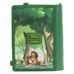 Disney: Loungefly Convertible Cross Body Bag: Classic Books: The Fox & The Hound -Fashion Select Toys Store 8ec47e53c5d287844569463ee3e9064944a5