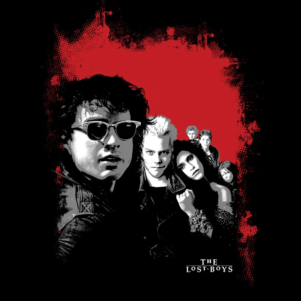 The Lost Boys: Women's Fit T-Shirt: Movie Poster 4 The Lost Boys: Women's Fit T-Shirt: Movie Poster - Image 2