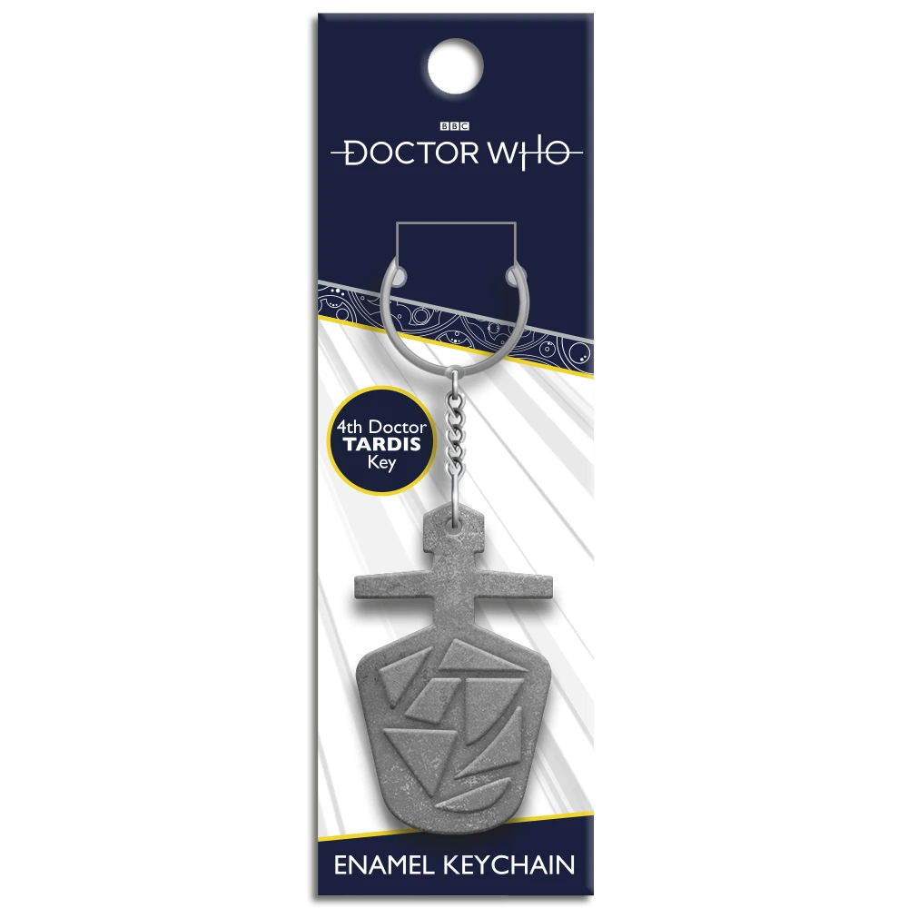 Doctor Who: Flashback Collection: Enamel Keychain: TARDIS Key (Fourth Doctor Variant) 3 Doctor Who: Flashback Collection: Enamel Keychain: TARDIS Key (Fourth Doctor Variant)