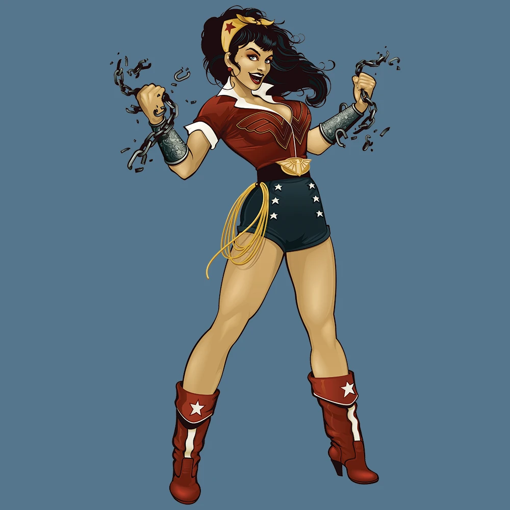 DC Bombshells: Women's Fit T-Shirt: Wonder Woman 4 DC Bombshells: Women's Fit T-Shirt: Wonder Woman - Image 2