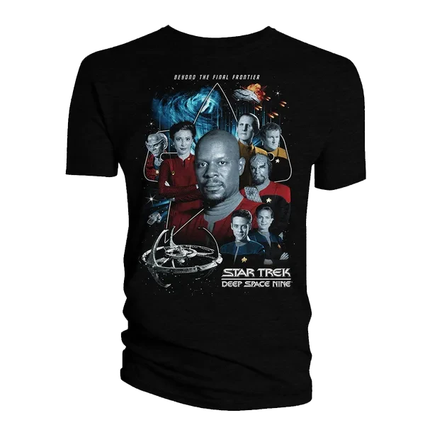 Star Trek: Deep Space Nine: T-Shirt: The Crew & Badge 4 Star Trek: Deep Space Nine: T-Shirt: The Crew & Badge - Image 2