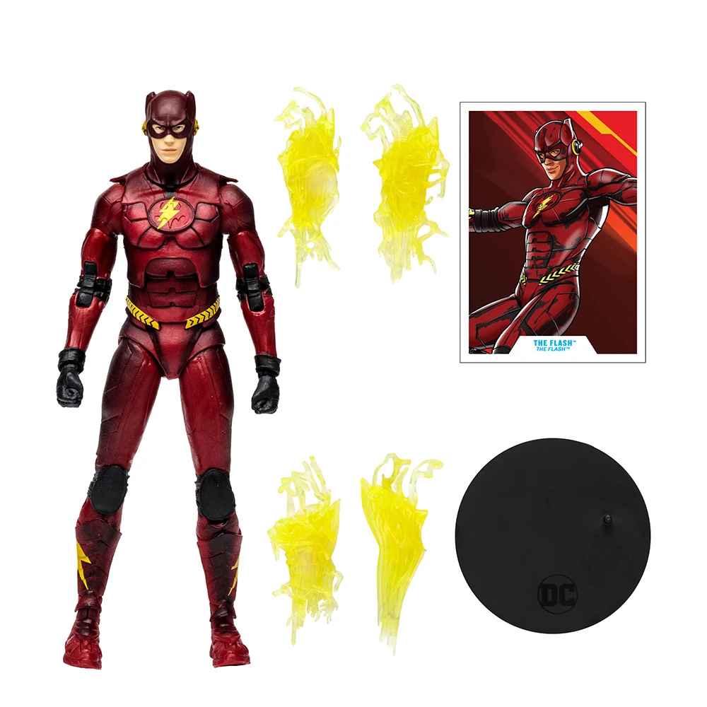 DC Multiverse: The Flash: Action Figure: The Flash (Batman Costume) 6 DC Multiverse: The Flash: Action Figure: The Flash (Batman Costume) - Image 4