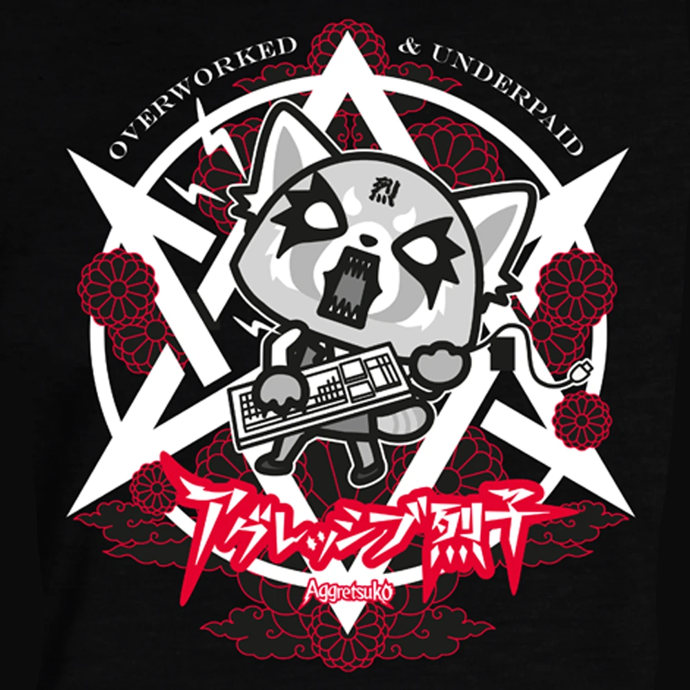 Aggretsuko: T-Shirt: Heavy Metal Japan 3 Aggretsuko: T-Shirt: Heavy Metal Japan