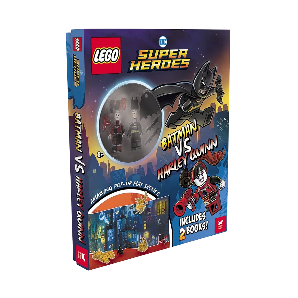 LEGO: DC Super Heroes: Batman Vs. Harley Quinn: With Batman & Harley Quinn Minifigures, Pop-up Play Scenes & 2 Books (Hardcover) 3 LEGO: DC Super Heroes: Batman Vs. Harley Quinn: With Batman & Harley Quinn Minifigures, Pop-up Play Scenes & 2 Books (Hardcover)