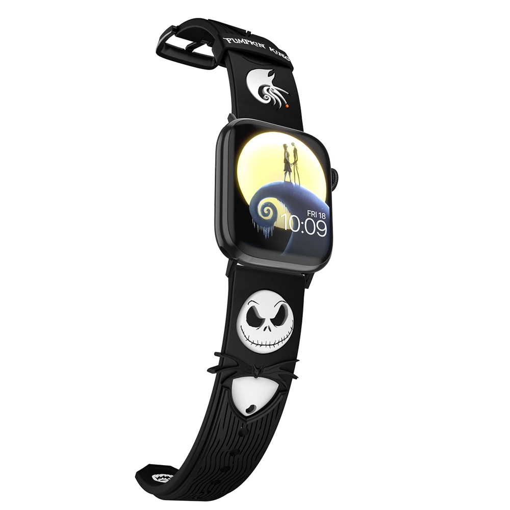 The Nightmare Before Christmas: 3D Sculpted Smartwatch Strap: Jack Skellington 3 The Nightmare Before Christmas: 3D Sculpted Smartwatch Strap: Jack Skellington