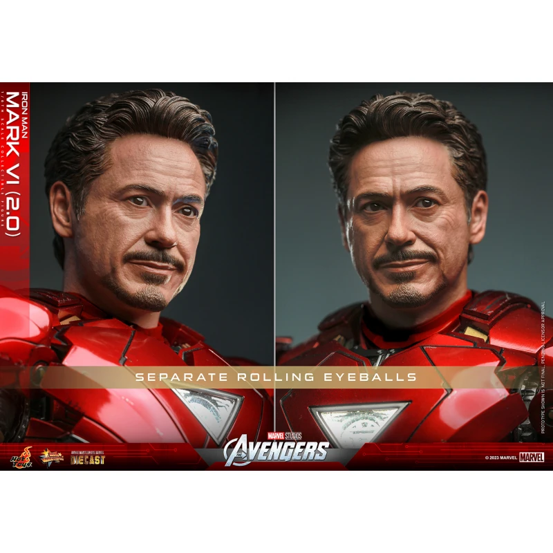Avengers: Hot Toys Die Cast 1:6 Scale Action Figure: Iron Man Mark VI 2.0 3 Avengers: Hot Toys Die Cast 1:6 Scale Action Figure: Iron Man Mark VI 2.0