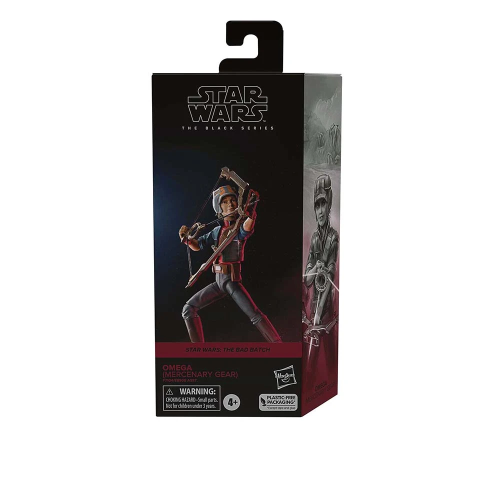 Star Wars: The Bad Batch: Black Series Action Figure: Omega (Mercenary Gear) 4 Star Wars: The Bad Batch: Black Series Action Figure: Omega (Mercenary Gear) - Image 2