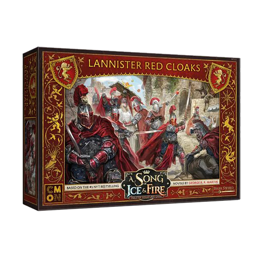 A Song Of Ice & Fire: RPG: Miniatures Expansion: Lannister Red Cloaks 3 A Song Of Ice & Fire: RPG: Miniatures Expansion: Lannister Red Cloaks