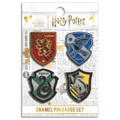 Harry Potter: Enamel Pin Badges: House Crests Set