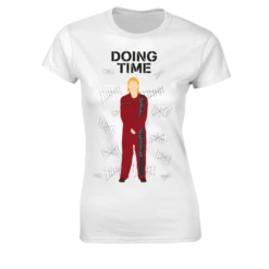 Doctor Who: Women's Fit T-Shirt: Doing Time (White)