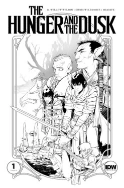 Hunger & The Dusk #1 (Cover F Wildgoose Black & White Variant)