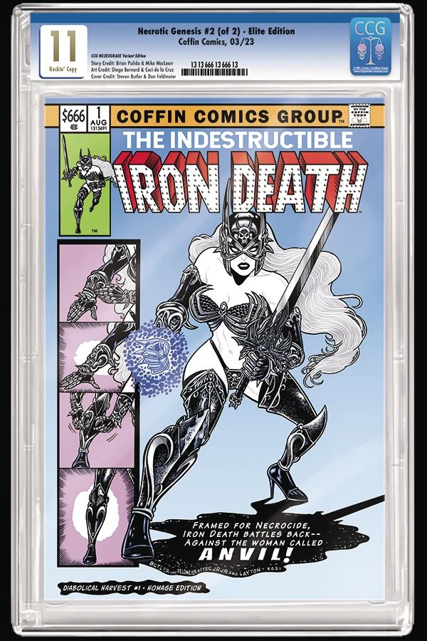 Lady Death: Necrotic Genesis #2 (Cover F Iron Death Slabbed) 3 Lady Death: Necrotic Genesis #2 (Cover F Iron Death Slabbed)