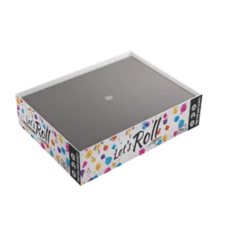 Gamegenic: Magnetic Dice Tray: Rectangular: Black/Grey