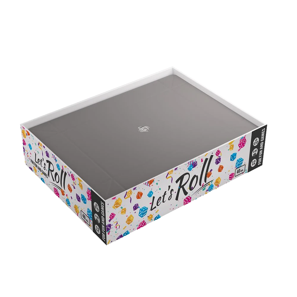 Gamegenic: Magnetic Dice Tray: Rectangular: Black/Grey 3 Gamegenic: Magnetic Dice Tray: Rectangular: Black/Grey