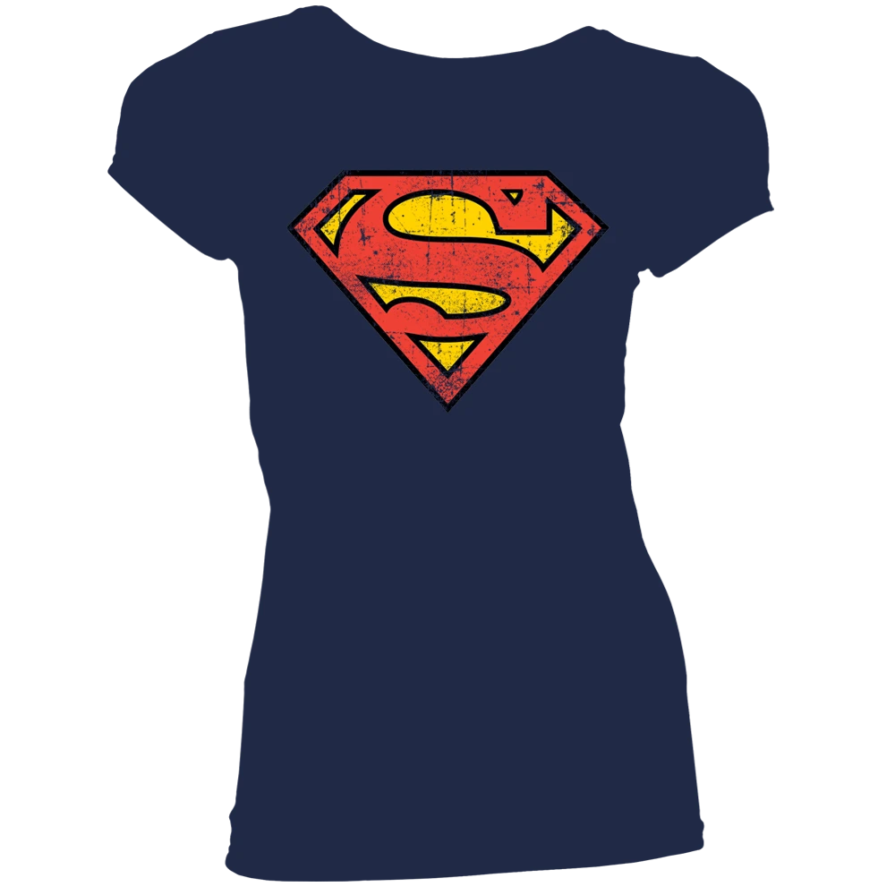 Superman: Women's Fit T-Shirt: Superman Logo 3 Superman: Women's Fit T-Shirt: Superman Logo