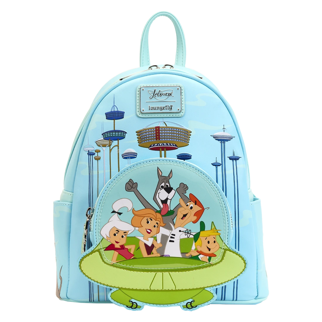The Jetsons: Loungefly Mini Backpack: Spaceship 4 The Jetsons: Loungefly Mini Backpack: Spaceship - Image 2