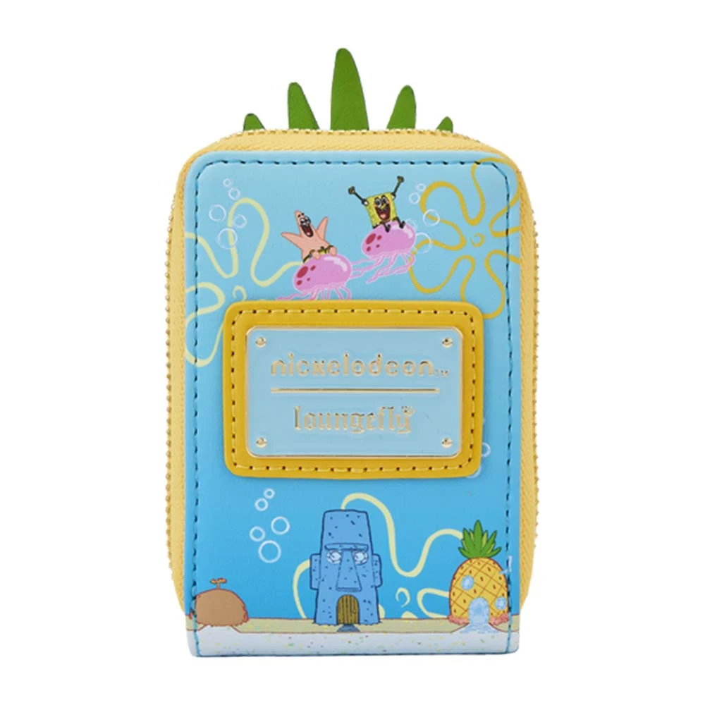 Spongebob Squarepants: Loungefly Accordion Wallet: Pineapple House 5 Spongebob Squarepants: Loungefly Accordion Wallet: Pineapple House - Image 3