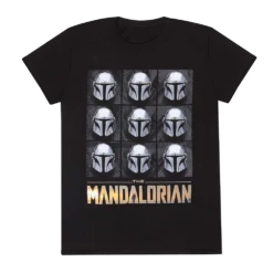 Star Wars: The Mandalorian: T-Shirt: Mando Helmets