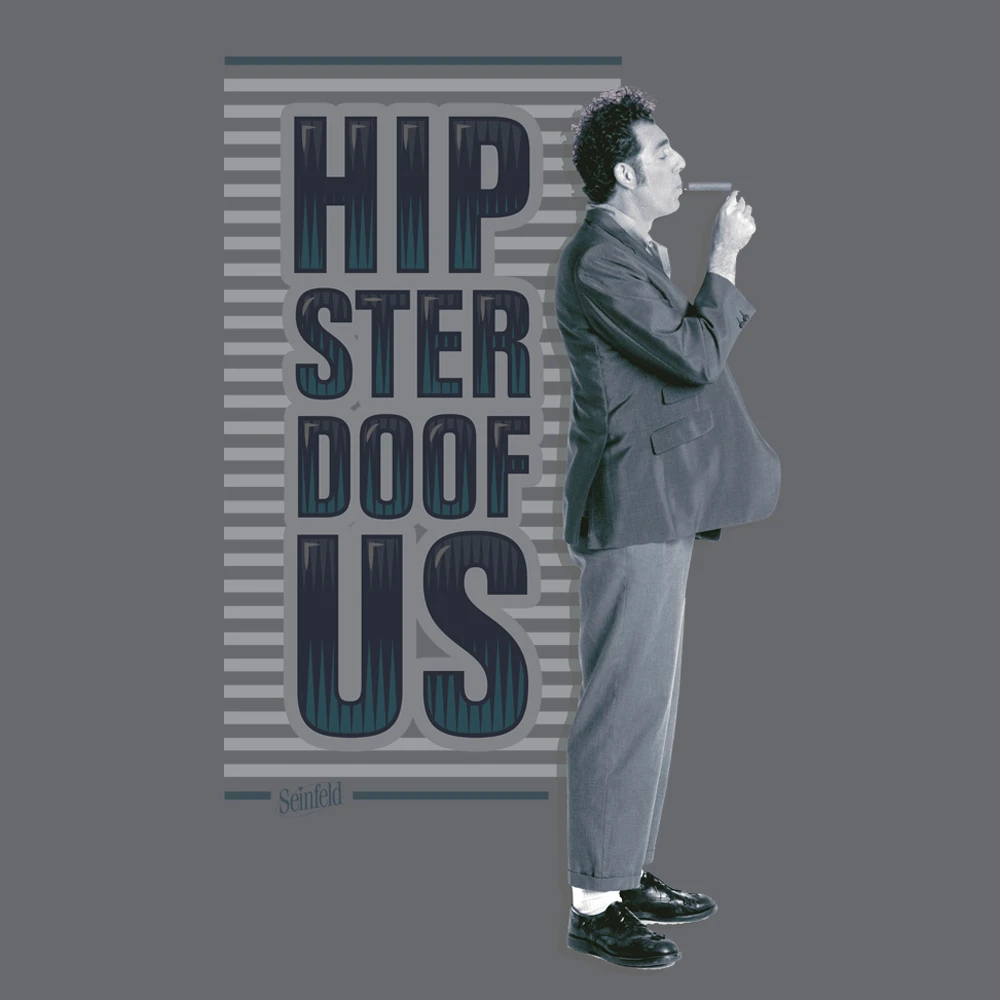 Seinfeld: Serenity Now Collection: T-Shirt: Hipster Kramer 3 Seinfeld: Serenity Now Collection: T-Shirt: Hipster Kramer