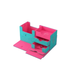 Gamegenic: The Academic Deck Box: 133+ XL: Teal/Pink