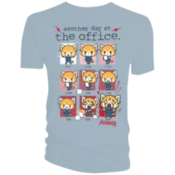Aggretsuko: T-Shirt: Another Day At The Office