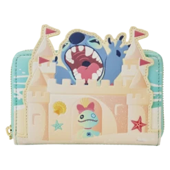 Disney: Lilo & Stitch: Loungefly Zip-Around Wallet: Stitch Sandcastle Beach Surprise -Fashion Select Toys Store a9305fffe00ee3427d8306af1a0843703ee1