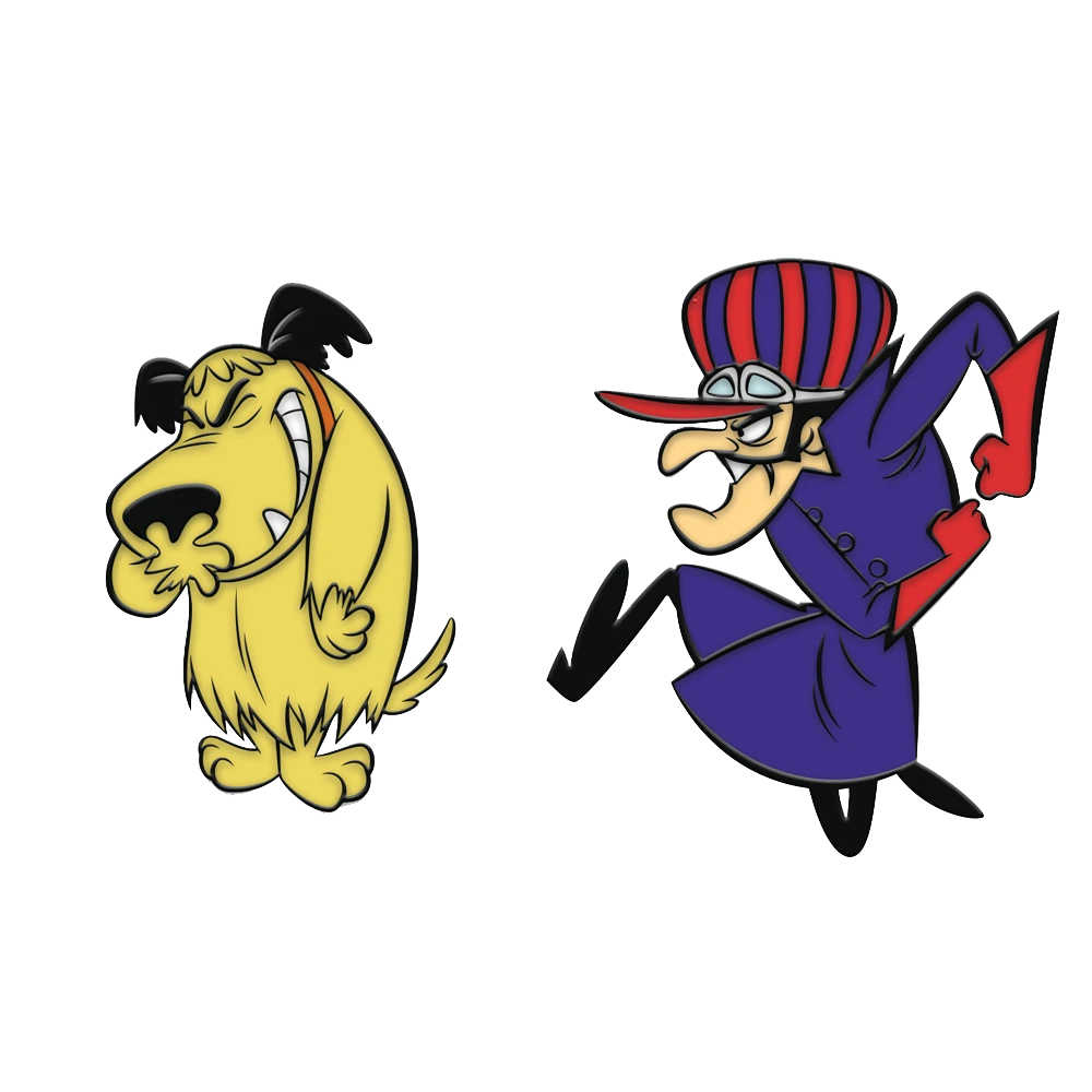 Wacky Races: Enamel Pin Badge Set: Dick Dastardly & Muttley 5 Wacky Races: Enamel Pin Badge Set: Dick Dastardly & Muttley - Image 3