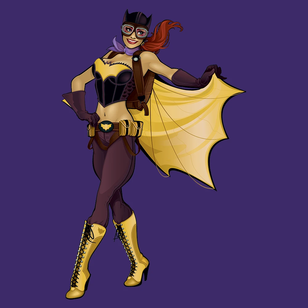 DC Bombshells: Women's Fit T-Shirt: Batgirl 4 DC Bombshells: Women's Fit T-Shirt: Batgirl - Image 2
