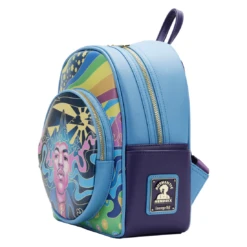 Jimi Hendrix: Loungefly Zip Mini Backpack: Psychedelic Landscape