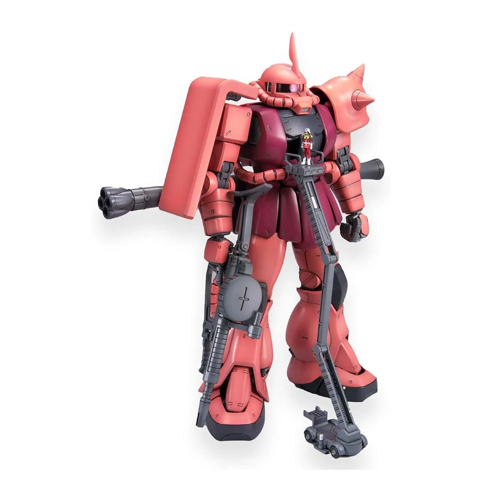 Gundam: MG 1/100 Scale Model Kit: MS-06S Char's Zaku (Version 2.0) 5 Gundam: MG 1/100 Scale Model Kit: MS-06S Char's Zaku (Version 2.0) - Image 3