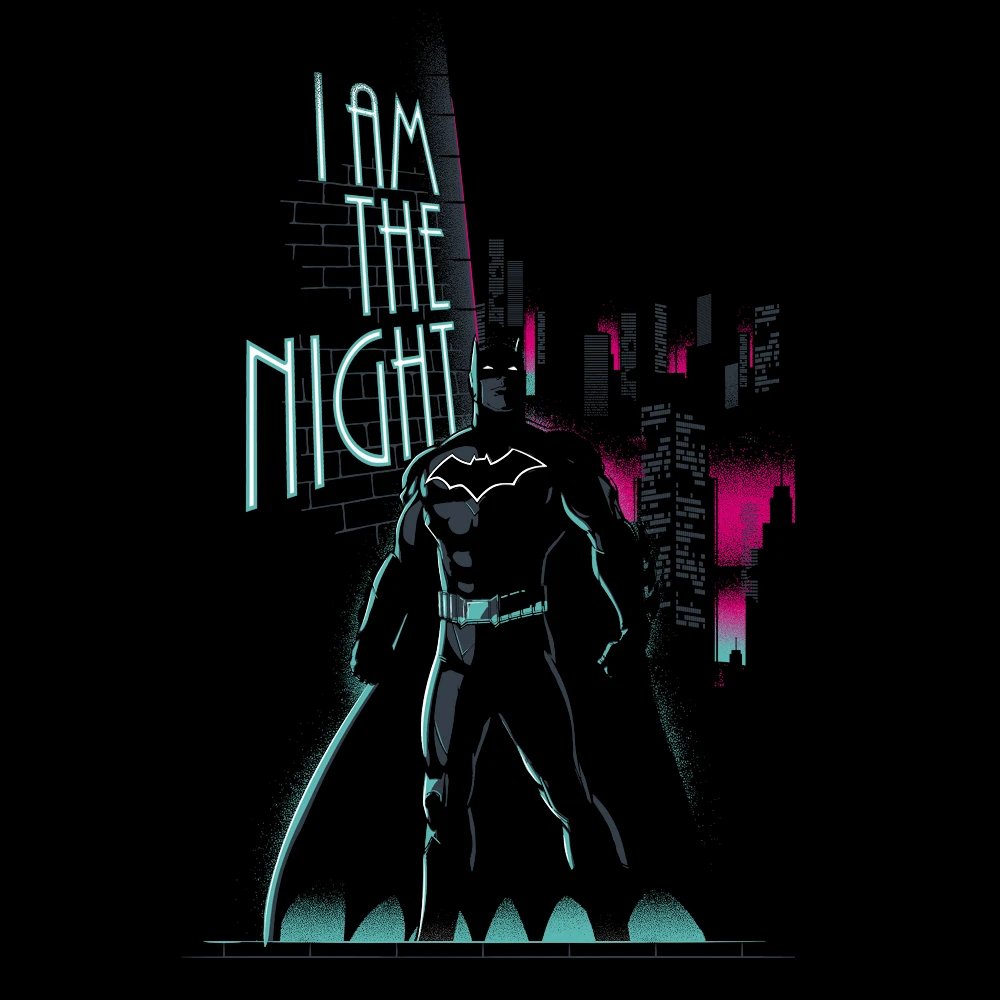 Batman: Women's Fit T-Shirt: I Am The Night 4 Batman: Women's Fit T-Shirt: I Am The Night - Image 2