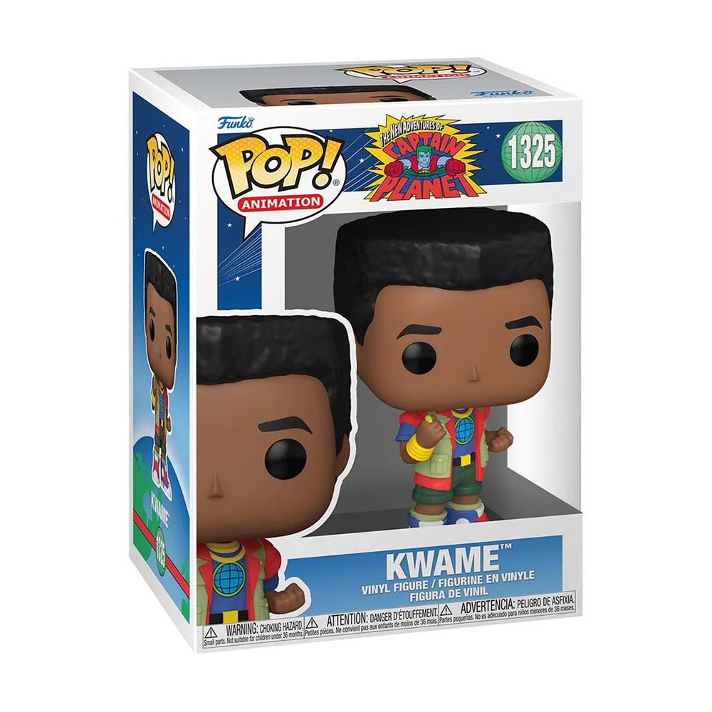 Captain Planet: Pop! Vinyl Figure: Kwame 3 Captain Planet: Pop! Vinyl Figure: Kwame