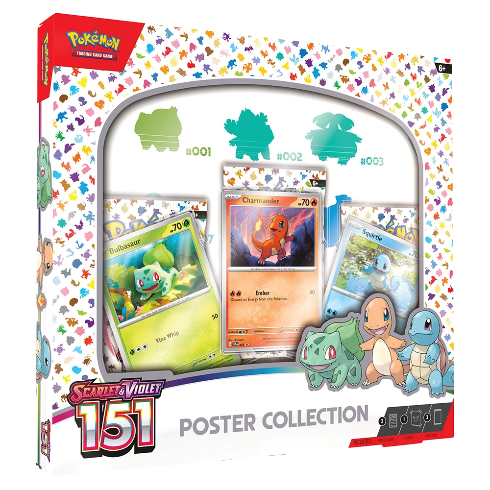 Pokémon: Trading Card Game: Scarlet & Violet 151: Poster Collection Box 3 Pokémon: Trading Card Game: Scarlet & Violet 151: Poster Collection Box